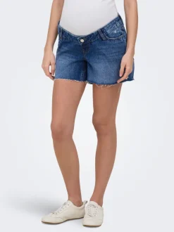 OLMGABI Mid waist Regular fit Denim shorts