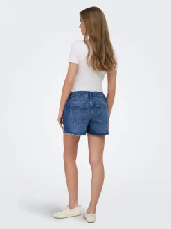 OLMGABI Mid waist Regular fit Denim shorts