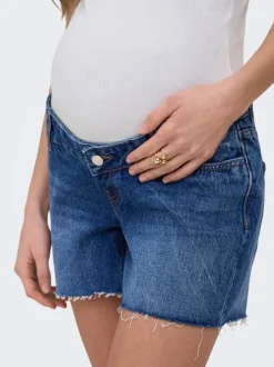 OLMGABI Mid waist Regular fit Denim shorts