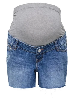 OLMGABI Mid waist Regular fit Denim shorts