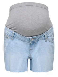 OLMGABI Mid waist Regular fit Denim shorts
