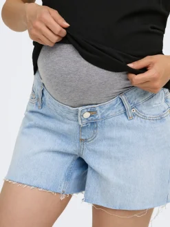 OLMGABI Mid waist Regular fit Denim shorts