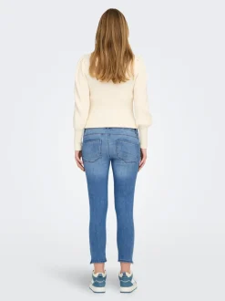 OLMKARLA Mid waist Skinny fit Enkel lengte Jeans