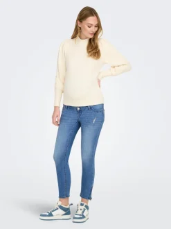 OLMKARLA Mid waist Skinny fit Enkel lengte Jeans