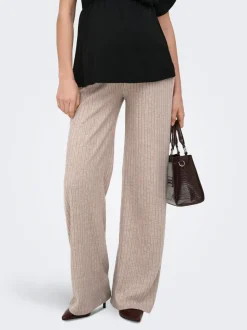 OLMLOLA Regular fit Broek met wijde pijpen