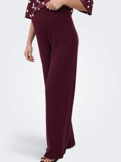 OLMLOLA Regular fit Broek met wijde pijpen