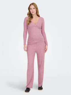 OLMLOLA Regular fit Broek met wijde pijpen