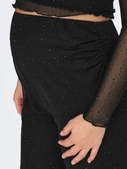 OLMLOURA Wide leg fit Broek met wijde pijpen