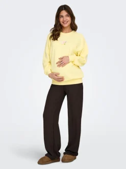 OLMPETRIS Wide leg fit Broek met wijde pijpen