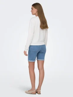 OLMRAIN Bodycon fit Denim shorts