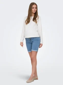 OLMRAIN Bodycon fit Denim shorts