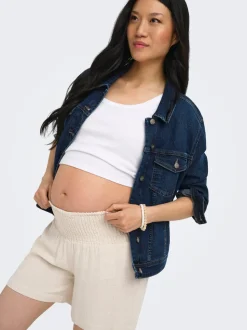 OLMSIESTA Mid waist Regular fit Linnen Shorts