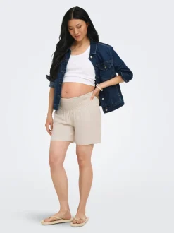 OLMSIESTA Mid waist Regular fit Linnen Shorts