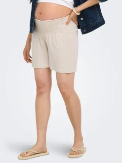 OLMSIESTA Mid waist Regular fit Linnen Shorts