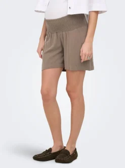 OLMSIESTA Mid waist Regular fit Linnen Shorts