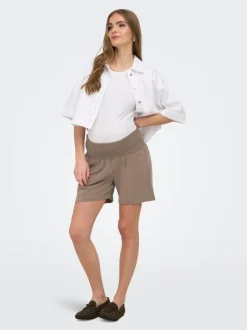 OLMSIESTA Mid waist Regular fit Linnen Shorts