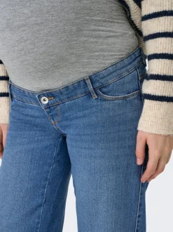 OLMSNOW High waist Wide leg fit Jeans
