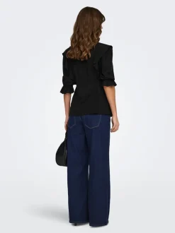 OLMSNOW High waist Wide leg fit Jeans
