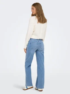 OLMWAUW Mid waist Wide leg fit Jeans