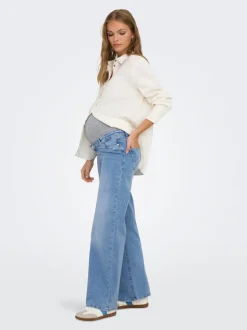 OLMWAUW Mid waist Wide leg fit Jeans