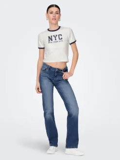ONLALICIA Mid waist Straight fit Jeans