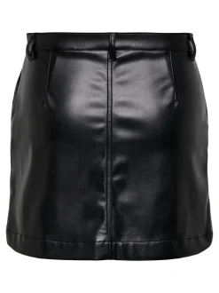 ONLAMAZING-LIORA Leren rok Korte rok