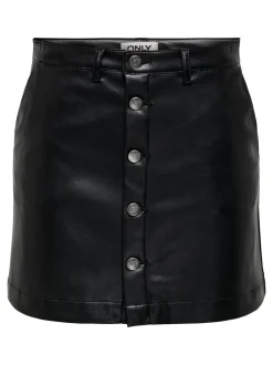 ONLAMAZING-LIORA Leren rok Korte rok