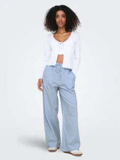 ONLAUGUSTA Regular fit Broek met wijde pijpen