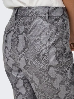 ONLAZULA Straight fit Broek van synthetisch leer