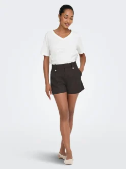 ONLBAIA High waist Regular fit Linnen Casual shorts