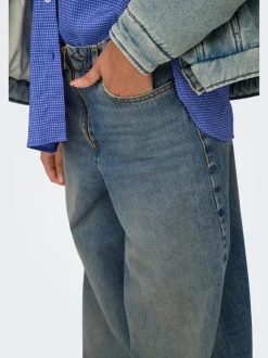 ONLBAXTER Mid waist Wide leg fit Jeans