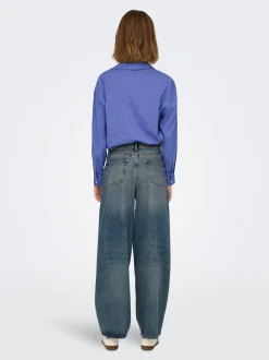 ONLBAXTER Mid waist Wide leg fit Jeans