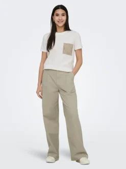 ONLBIANA Wide leg fit Chinobroek