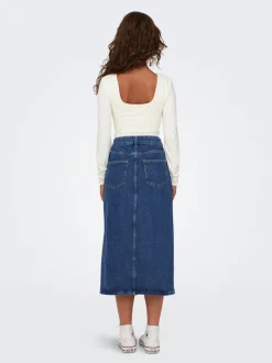 ONLBIANCA Denim Denim rok Midi-rok