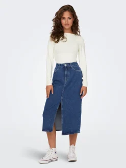 ONLBIANCA Denim Denim rok Midi-rok