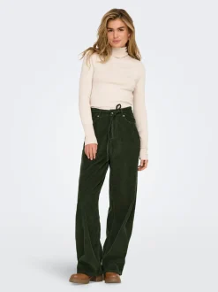 ONLBLEECKER Baggy fit Broek met wijde pijpen