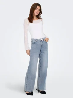 ONLBLISS Mid waist Wide leg fit Jeans