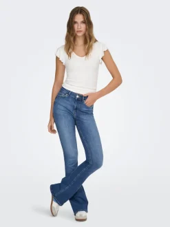 ONLBLUSH Mid waist Flared fit Jeans