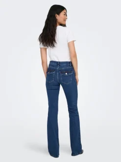 ONLBLUSH Mid waist Flared fit Jeans