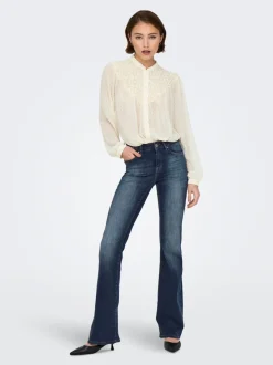ONLBLUSH Mid waist Flared fit Jeans