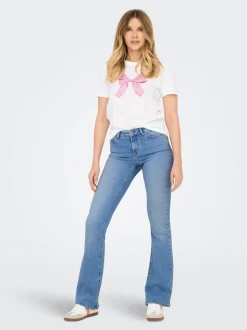 ONLBLUSH Mid waist Flared fit Jeans