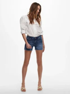 ONLBLUSH Mid waist Regular fit Denim shorts