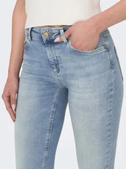 ONLBLUSH Mid waist Skinny fit Enkel lengte Jeans