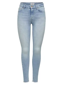 ONLBLUSH Mid waist Skinny fit Enkel lengte Jeans