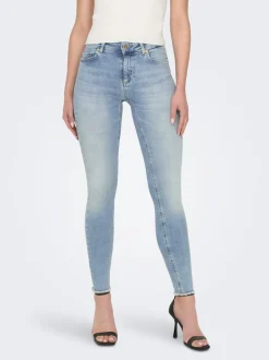 ONLBLUSH Mid waist Skinny fit Enkel lengte Jeans