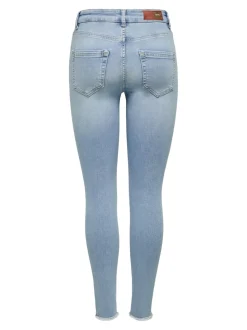 ONLBLUSH Mid waist Skinny fit Enkel lengte Jeans