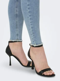 ONLBLUSH Mid waist Skinny fit Enkel lengte Jeans