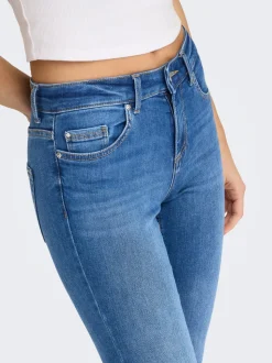 ONLBLUSH Mid waist Skinny fit Enkel lengte Jeans