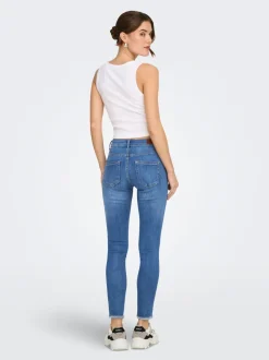 ONLBLUSH Mid waist Skinny fit Enkel lengte Jeans
