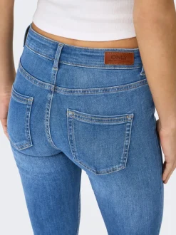 ONLBLUSH Mid waist Skinny fit Enkel lengte Jeans